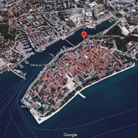 Allegro Exclusive Suites Old Town Center Zadar Exterior photo