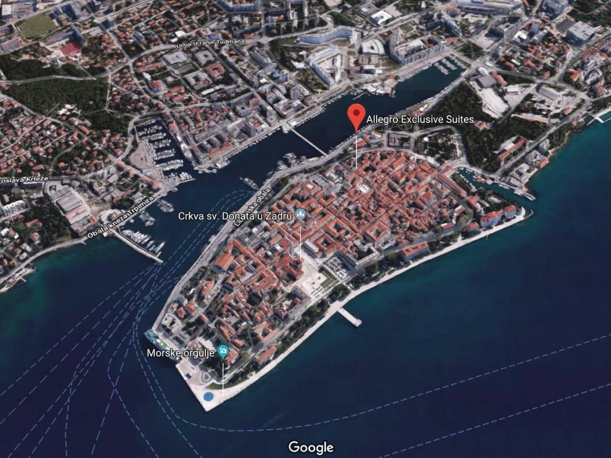 Allegro Exclusive Suites Old Town Center Zadar Exterior photo